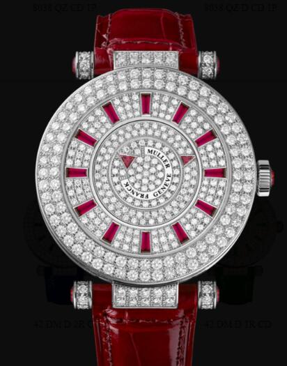 Review Franck Muller Round Ladies Double Mystery Replica Watch for Sale Cheap Price 42 DM D 2R CD OG